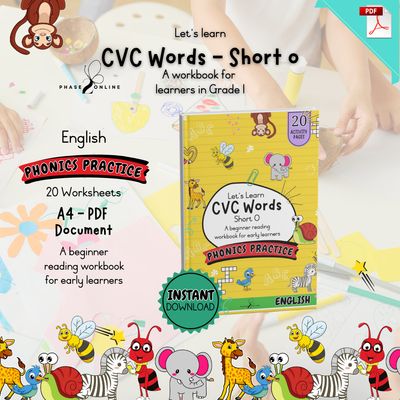 CVC Words - Short O | Workbook