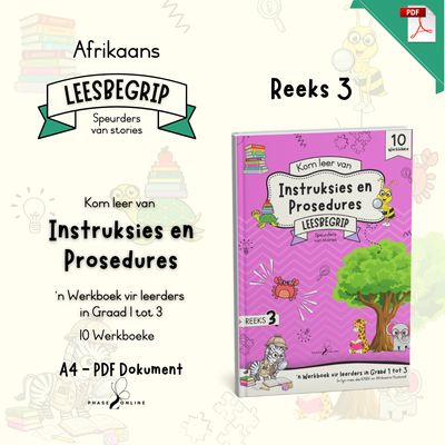 Instruksies &amp; Prosedures | Leesbegrip | REEKS 3