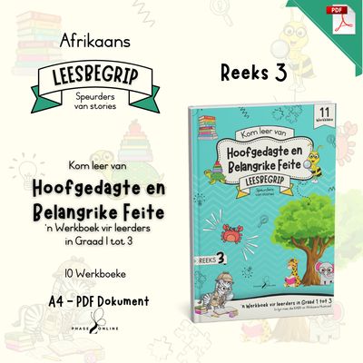 Hoofgedagte &amp; Belangrike Feite | Leesbegrip | REEKS 3