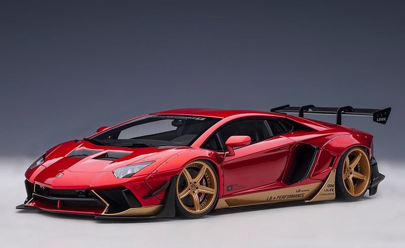 Lamborghini Aventador LB Works - RED / GOLD