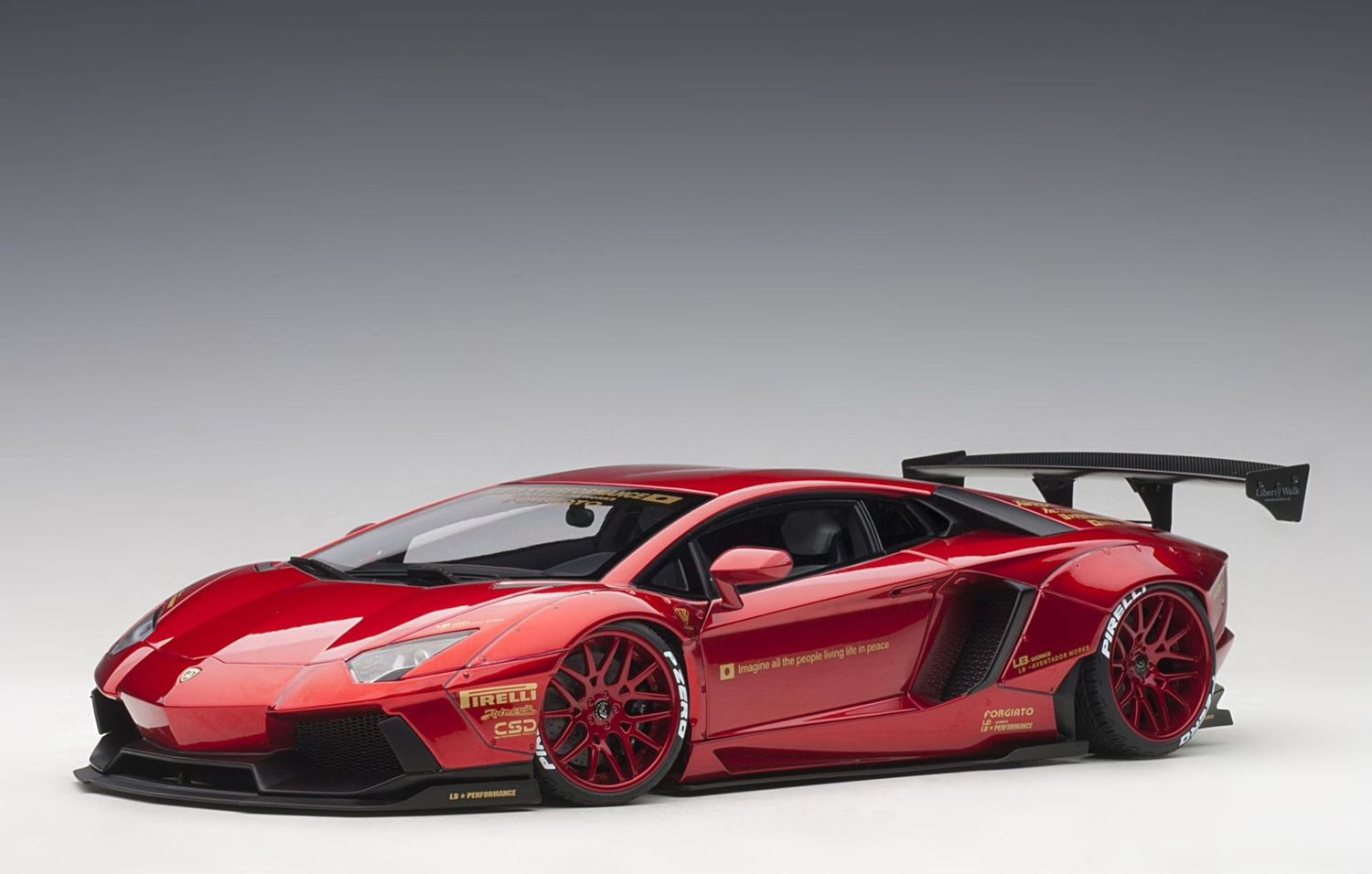 Lamborghini Aventador LB Works - RED METALLIC
