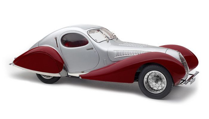 Talbot-Lago Coupé T150 C-SS - SILVER / RED