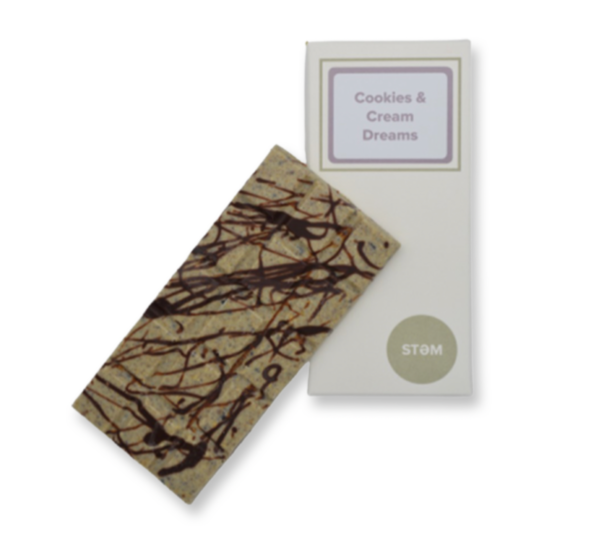 STEM Cookies &amp; Cream Mushroom Chocolate Bar