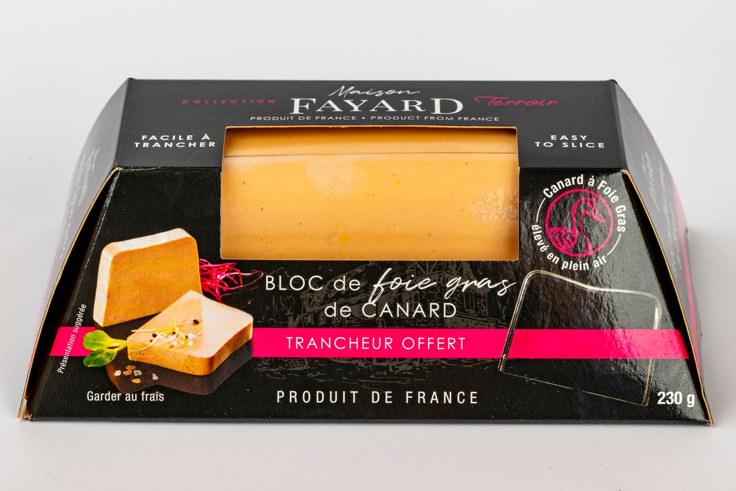 DUCK FOIE GRAS BLOCK WITH SLICER