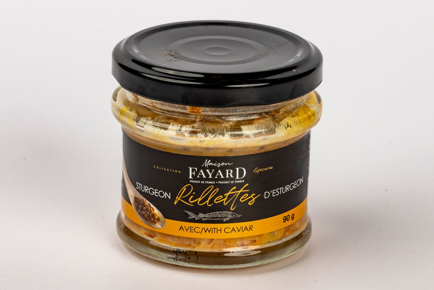 Sturgeon Rillettes with Caviar