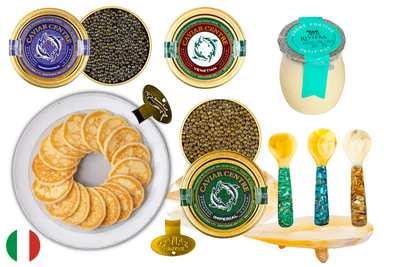 HOUSE OF SAVOY CAVIAR CONNOISSEUR SET HOUSE OF SAVOY CAVIAR CONNOISSEUR SET
