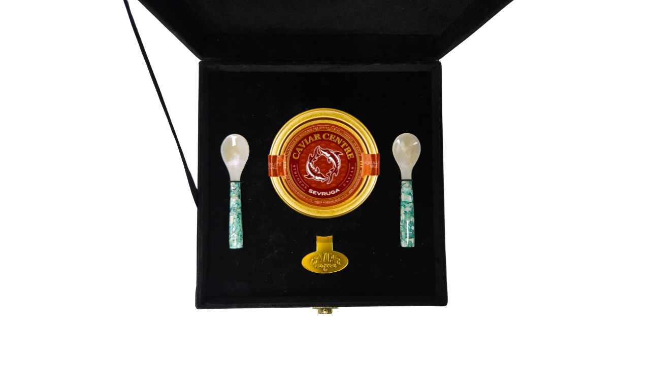 Sevruga Caviar Gift Box Set