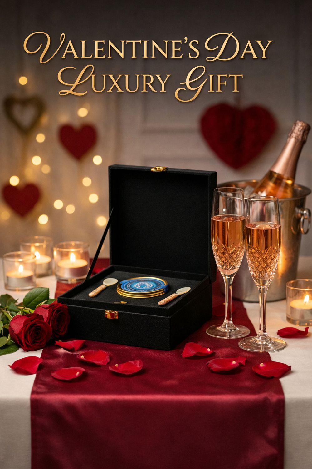 Valentine’s Sevruga Caviar Gift Box Valentine’s Sevruga Caviar Gift Box