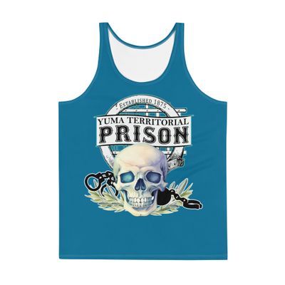 Prison Ball and Chain Teal Tank