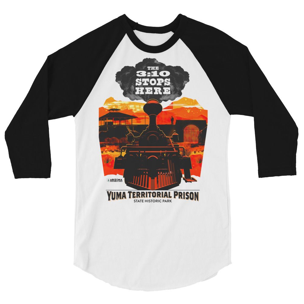 The 3:10 Stops Here 3/4 Sleeve Baseball Raglan