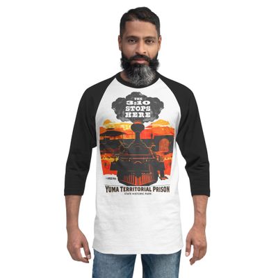 The 3:10 Stops Here 3/4 Sleeve Baseball Raglan