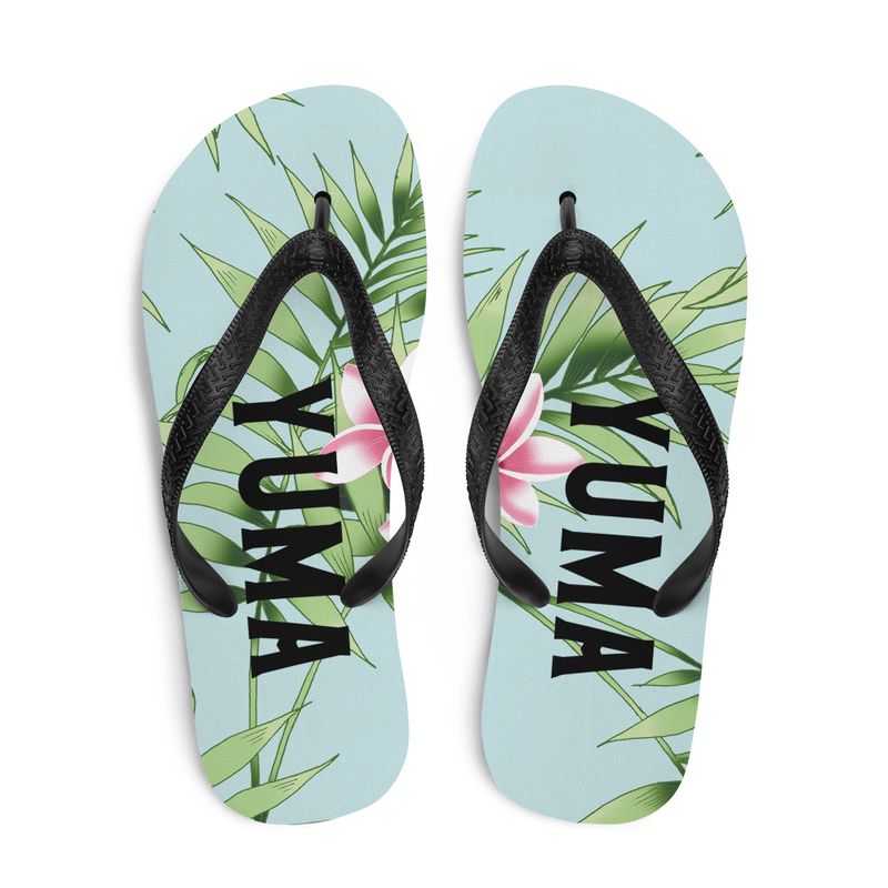 Plumeria &amp; Palm Yuma Flip-Flops