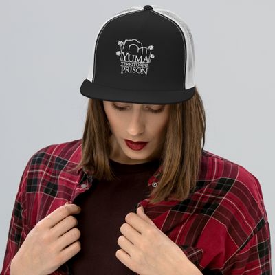 Flat Bill Prison Trucker Cap (6 Colors)