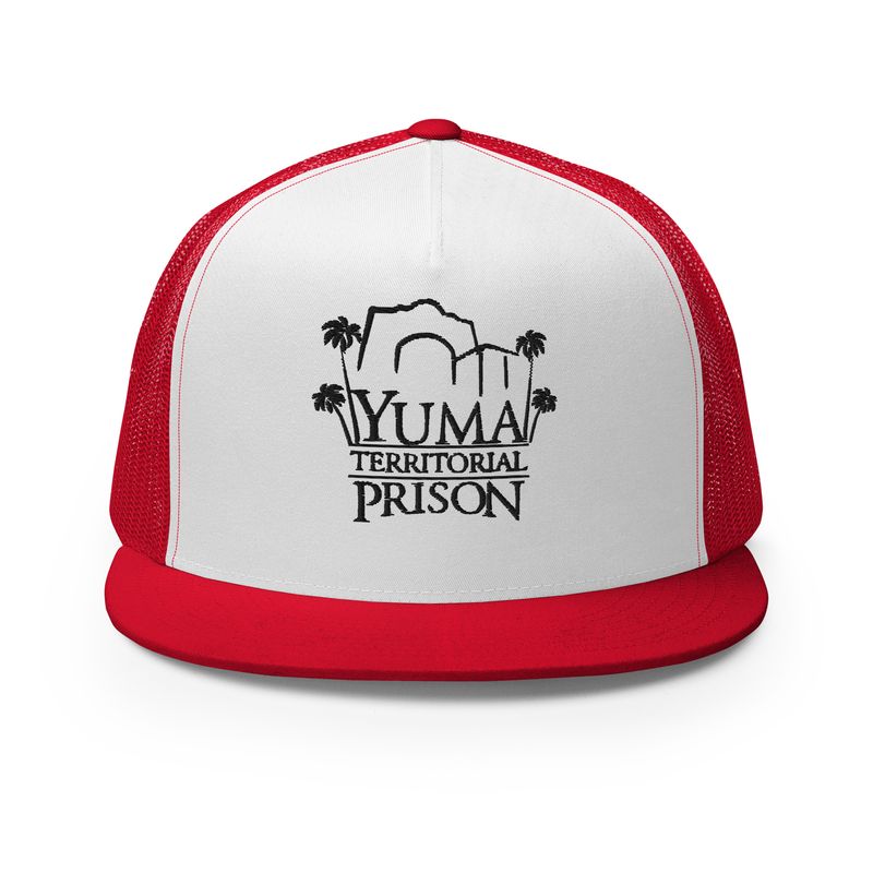 Classic Flat Bill Prison Trucker Cap - 5 Colors