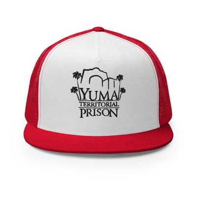 Classic Flat Bill Prison Trucker Cap - 5 Colors