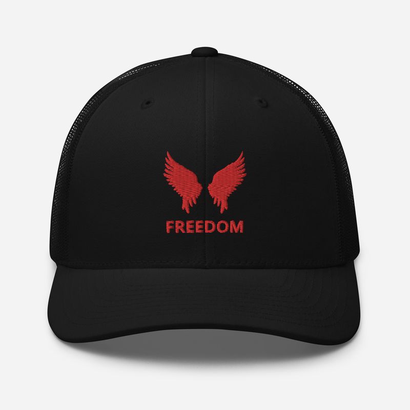 Freedom Red Trucker Cap