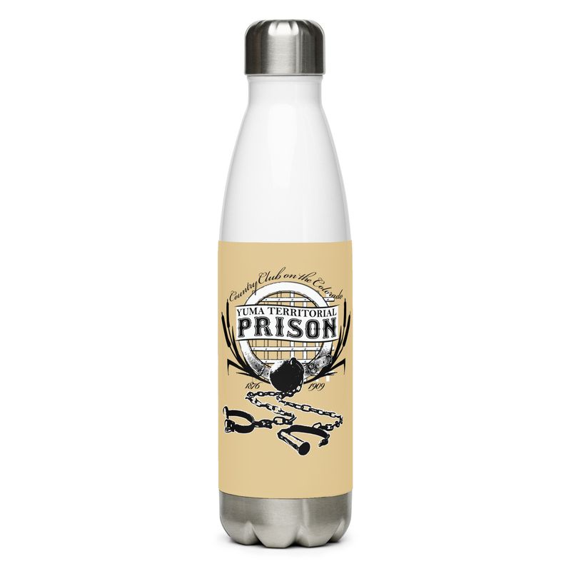 Prison Ball &amp; Chain Stainless Steel Water Bottle (2 Colors)