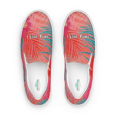 I Love Yuma Paradise Slip-On Canvas Shoes