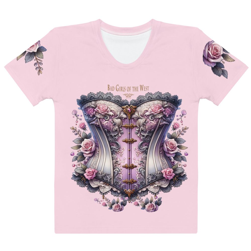 Victorian Dusty Rose Corset Shirt