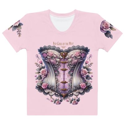 Victorian Dusty Rose Corset Shirt