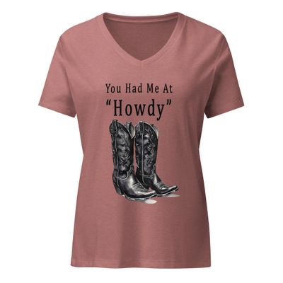 You Had Me at Howdy V-Neck T-Shirt (3 Colors) You Had Me at Howdy V-Neck T-Shirt (3 Colors)