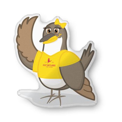 Yazmin the Yellow Billed Cuckoo Pillow (22&quot;)