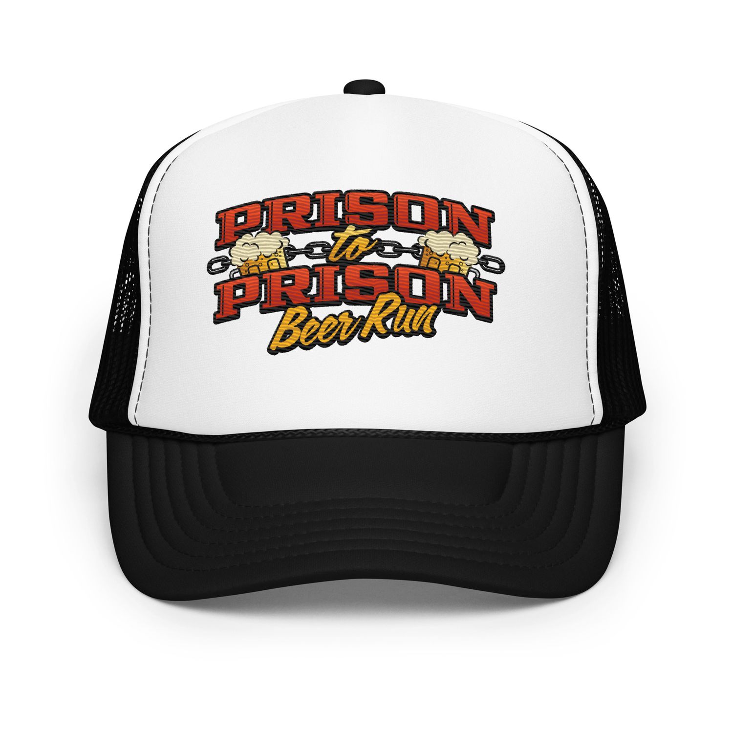 Prison to Prison Beer Run Foam Trucker Hat