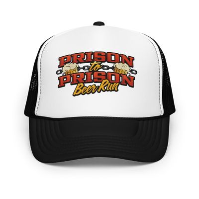 Prison to Prison Beer Run Foam Trucker Hat
