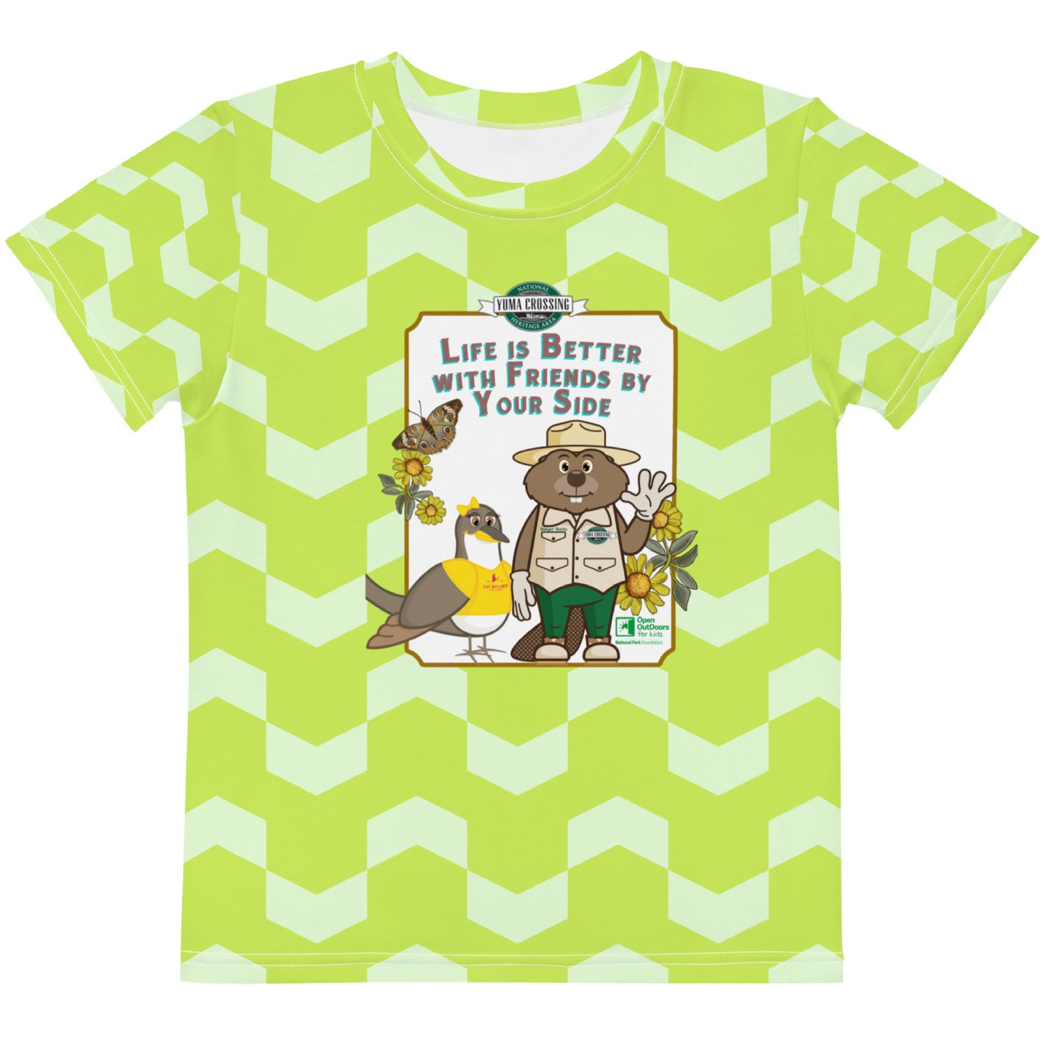 Life is Better with Friends By Your Side Kids T-shirt