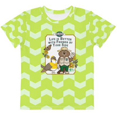 Life is Better with Friends By Your Side Kids T-shirt