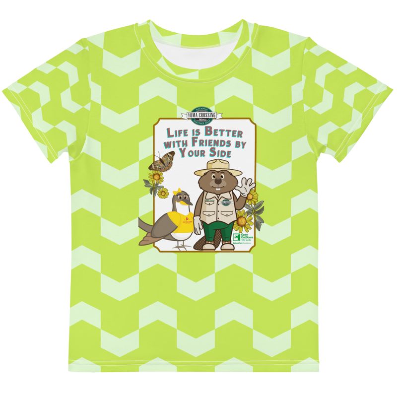 Life is Better with Friends By Your Side Kids T-shirt