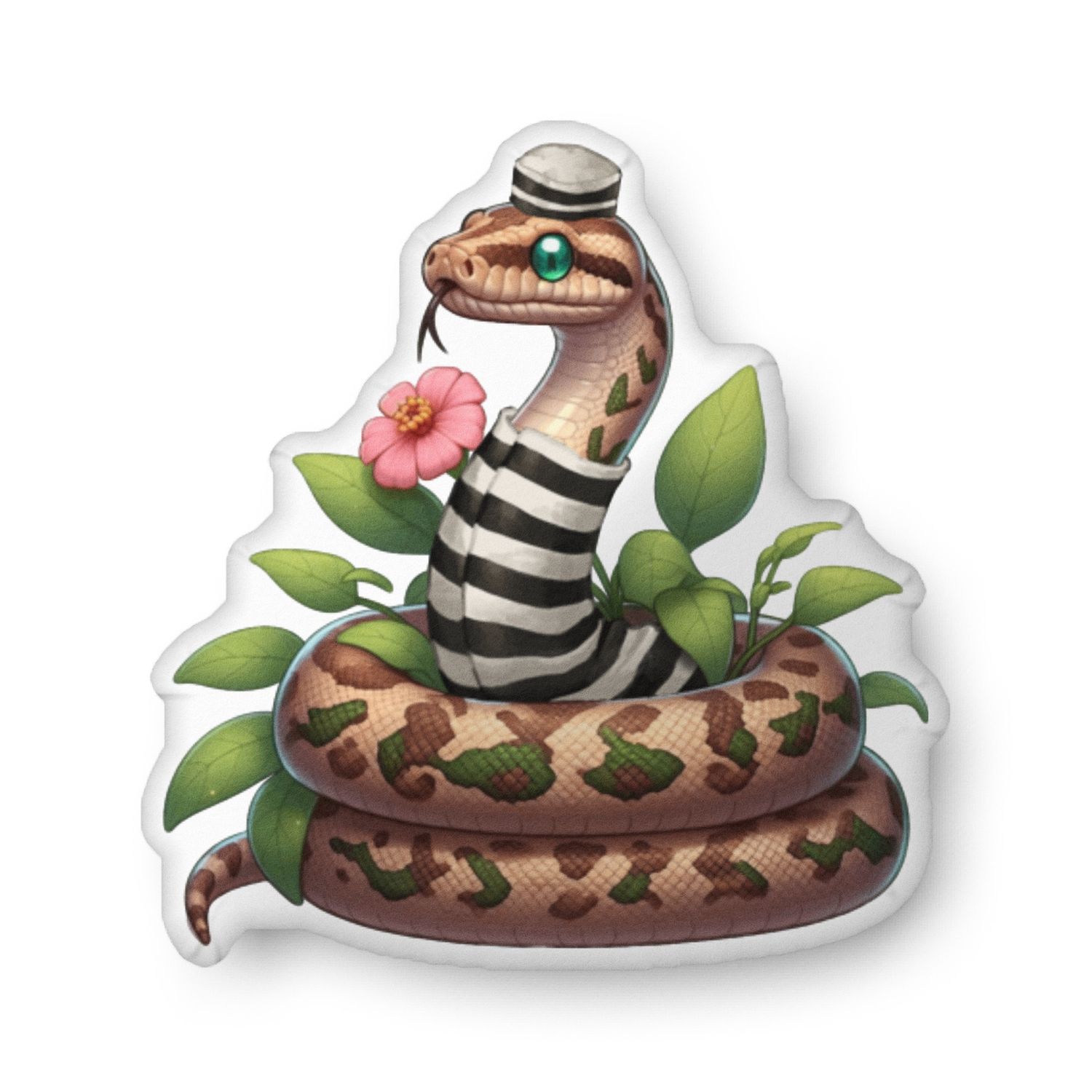 &quot;Cosmos&quot; the Prison Snake Pillow (22&quot;)