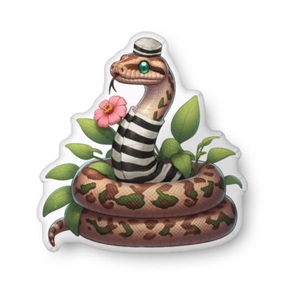 "Cosmos" the Prison Snake Pillow (22")