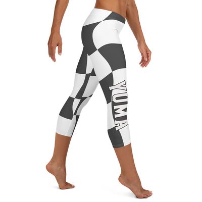 Checkered Past Capri Leggings