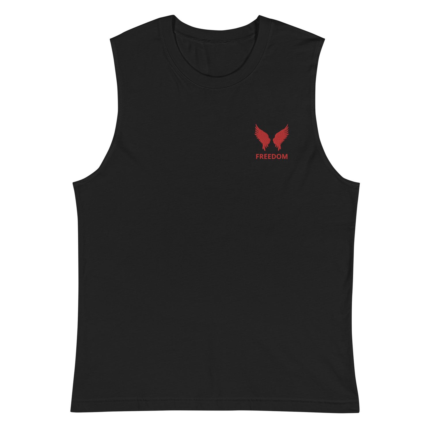 Freedom Embroidered Muscle Shirt