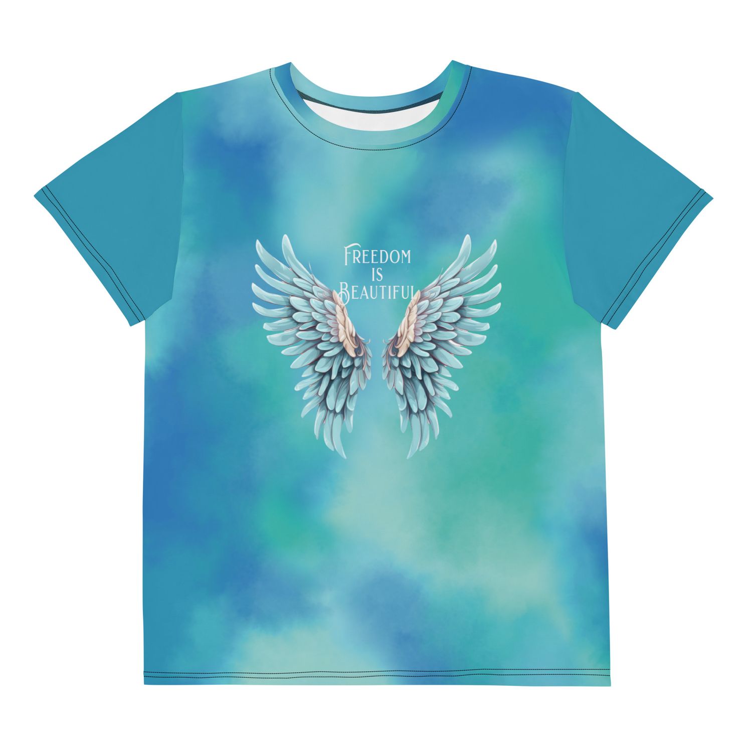 Freedom is Beautiful Youth Crew Neck T-shirt