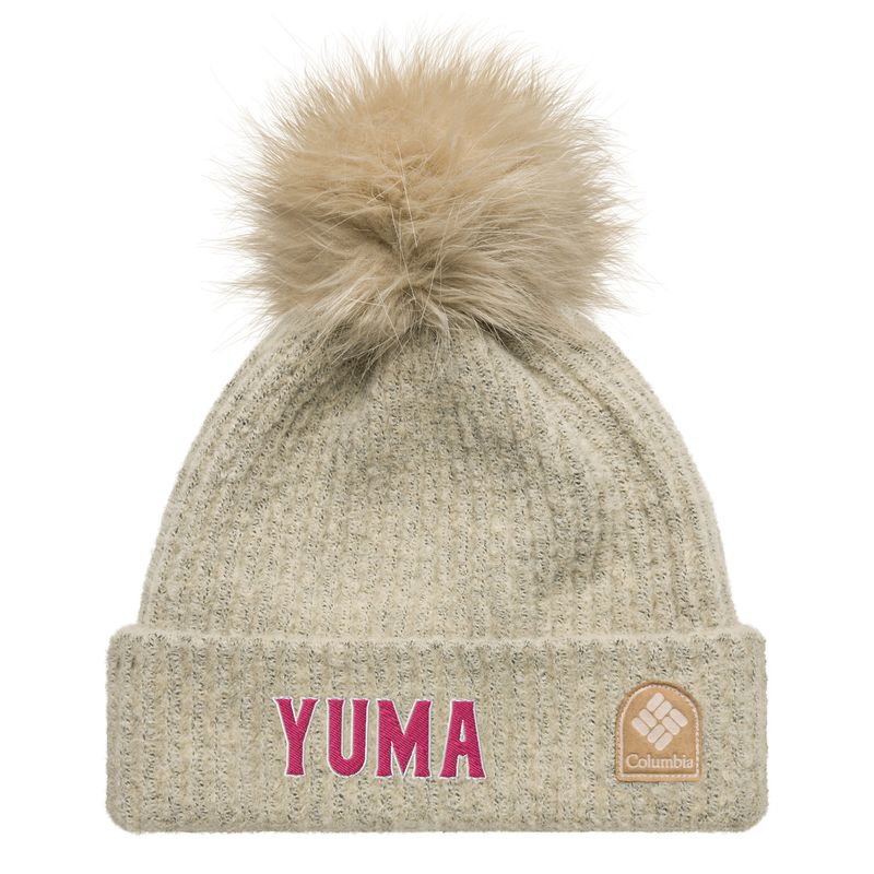 Yuma Pink Pom-Pom Columbia Beanie (2 Colors)