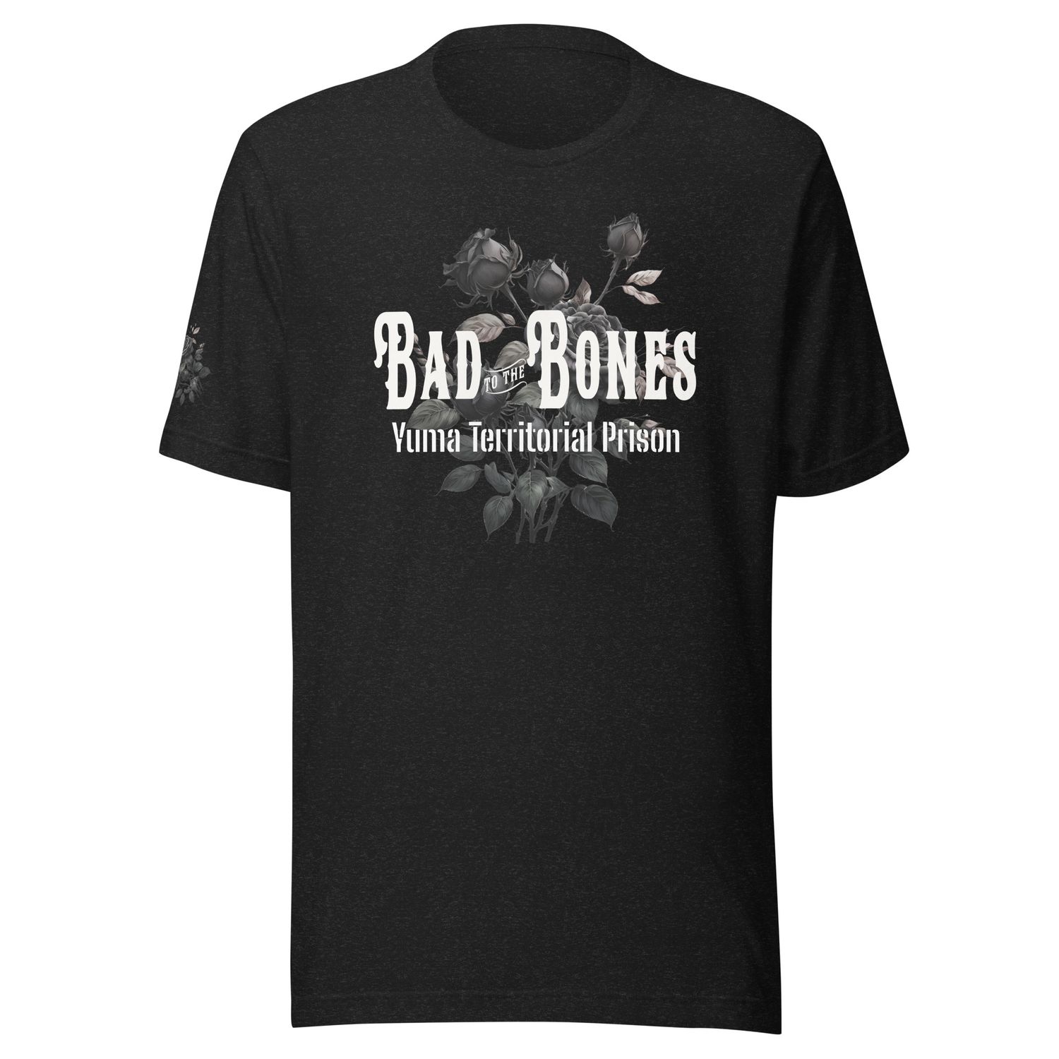 Bad to the Bones Black Bouquet T-Shirt (2 Colors)