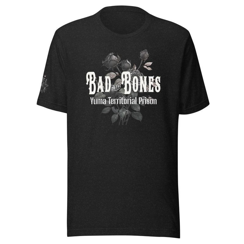 Bad to the Bones Black Bouquet T-Shirt (2 Colors)