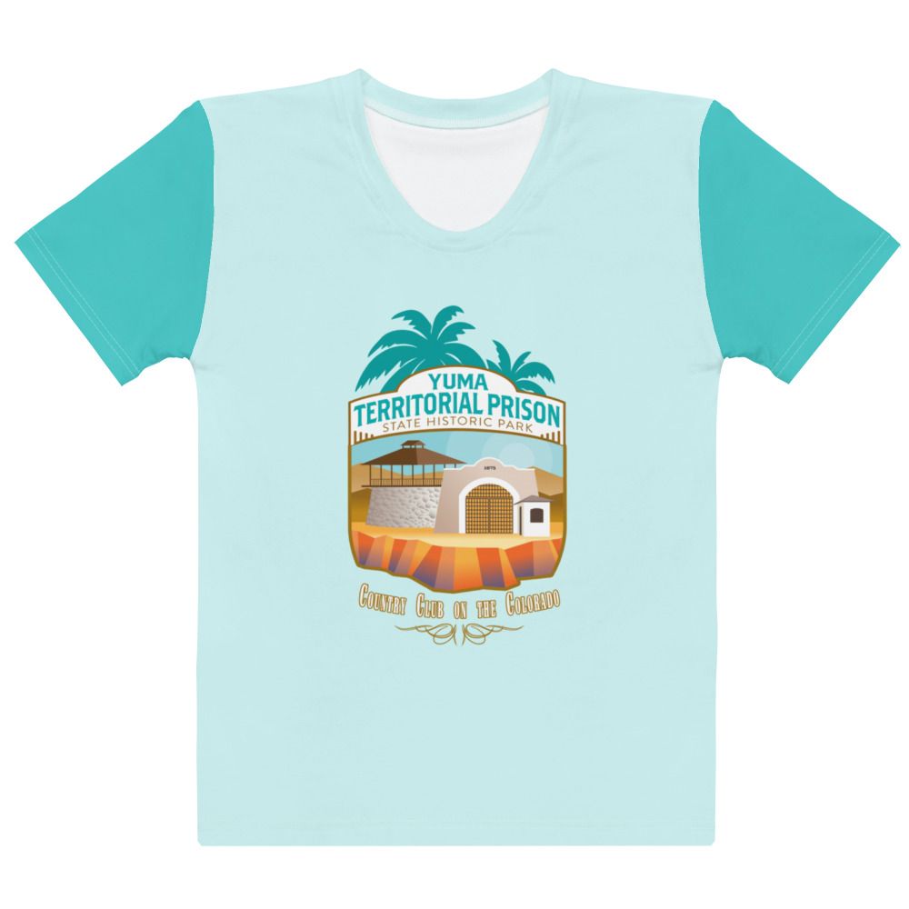 Prison and Palms 2-Tone Teal T-Shirt