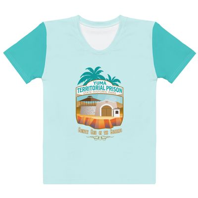 Prison and Palms 2-Tone Teal T-Shirt
