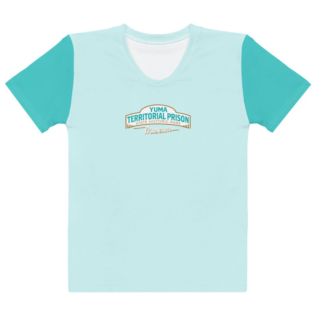 Yuma Territorial Prison 2-Tone Teal T-Short