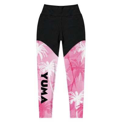 Yuma Pink Paradise Sports Leggings