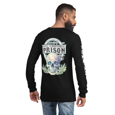 Blue Skull Long Sleeve T-Shirt