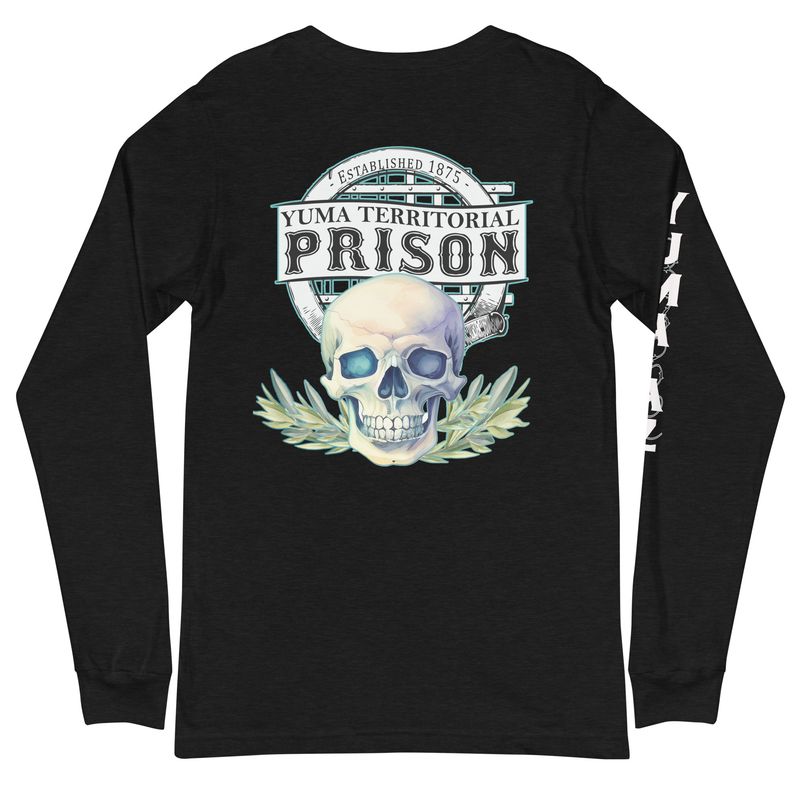 Blue Skull Long Sleeve T-Shirt