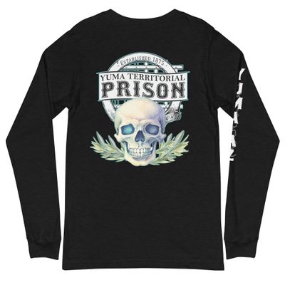 Blue Skull Long Sleeve T-Shirt