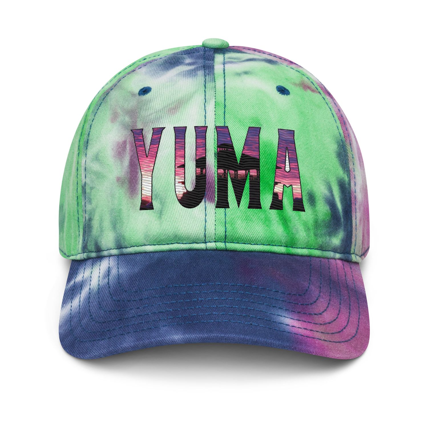 Purple Prison Sunset Yuma Tie Dye Hat