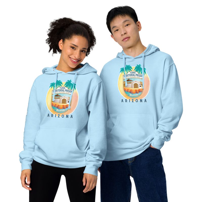 Yuma Prison and Palms Unisex Midweight Hoodie
