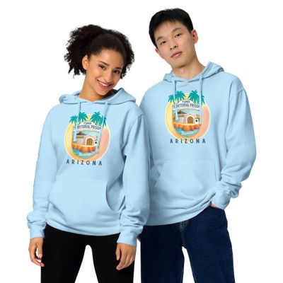 Yuma Prison and Palms Unisex Midweight Hoodie
