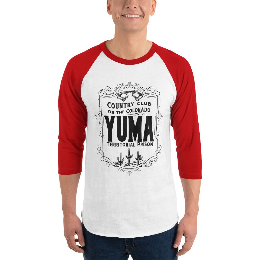 Country Club Prison Unisex 3/4 Sleeve Raglan Shirt (5 Colors)